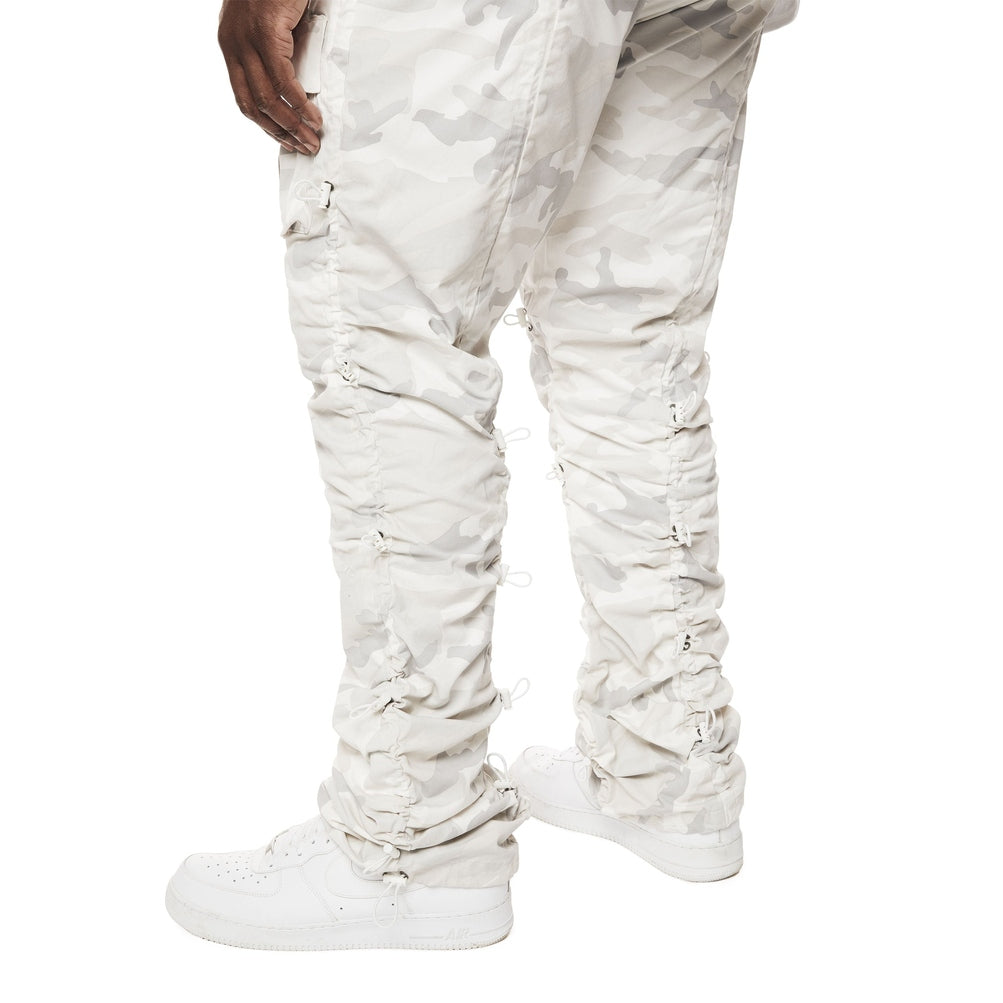 Smoke Rise Big and Tall Big and Tall - Utility Bungee Twill Pants - White Camo